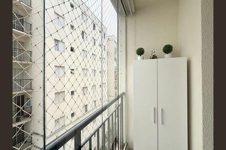 Varanda da Sala de apartamento à venda com 2 quartos, 47m² em Vila Cruz das Almas, São Paulo