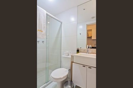 Banheiro de kitnet/studio à venda com 1 quarto, 20m² em Santana, São Paulo
