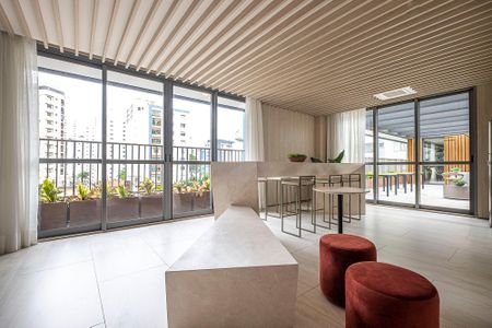 Studio para alugar com 29m², 1 quarto e sem vaga Studio para alugar com 29m², 1 quarto e sem vagaSalão de Festas