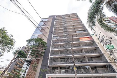 Studio para alugar com 29m², 1 quarto e sem vaga Studio para alugar com 29m², 1 quarto e sem vagaFachada