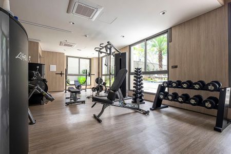 Studio para alugar com 29m², 1 quarto e sem vaga Studio para alugar com 29m², 1 quarto e sem vagaAcademia