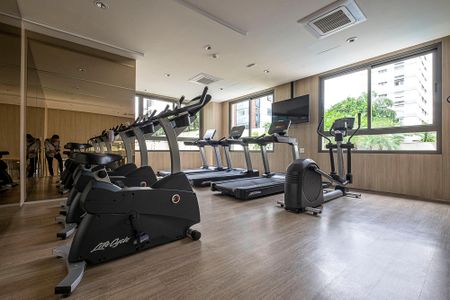 Studio para alugar com 29m², 1 quarto e sem vaga Studio para alugar com 29m², 1 quarto e sem vagaAcademia