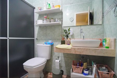 Banheiro da Suíte de casa à venda com 1 quarto, 70m² em Campestre, São Leopoldo