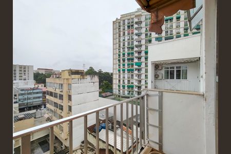 Varanda da Sala de apartamento à venda com 1 quarto, 48m² em Tijuca, Rio de Janeiro