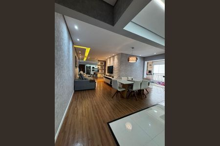Sala de Jantar de apartamento à venda com 3 quartos, 96m² em Vila Scarpelli, Santo André