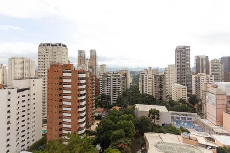 Vista de apartamento para alugar com 3 quartos, 145m² em Indianópolis, São Paulo