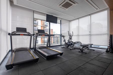 Studio para alugar com 28m², 1 quarto e sem vaga Studio para alugar com 28m², 1 quarto e sem vagaAcademia