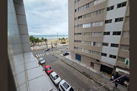Vista da Sala de apartamento para alugar com 1 quarto, 42m² em Aviação, Praia Grande