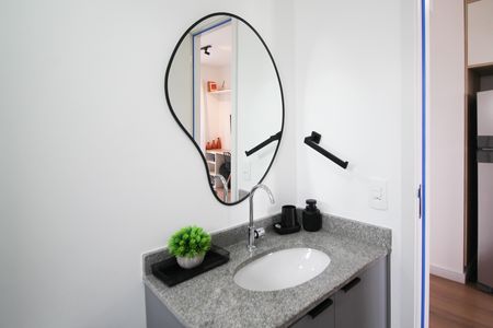 Studio à venda com 27m², 1 quarto e sem vaga Studio à venda com 27m², 1 quarto e sem vagaBanheiro