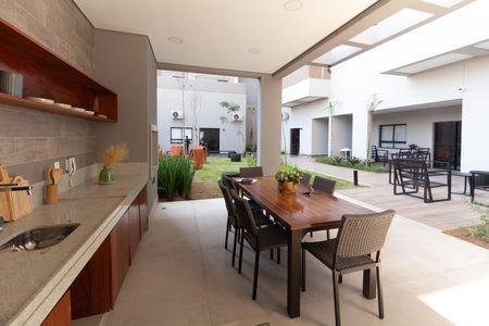 Studio à venda com 27m², 1 quarto e sem vaga Studio à venda com 27m², 1 quarto e sem vagaÁrea comum - Churrasqueira