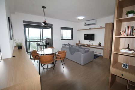 Sala de apartamento para alugar com 1 quarto, 56m² em Jardim Esplanada, São José dos Campos