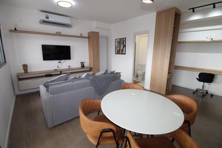 Sala de apartamento para alugar com 1 quarto, 56m² em Jardim Esplanada, São José dos Campos