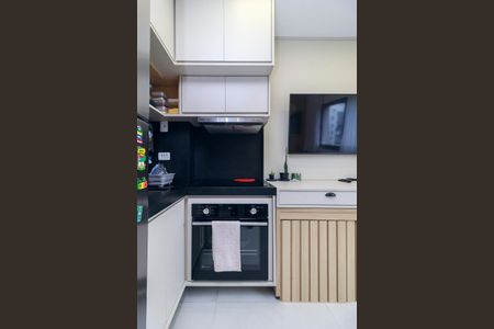 Sala - Cozinha de apartamento à venda com 1 quarto, 27m² em Santo Amaro, São Paulo
