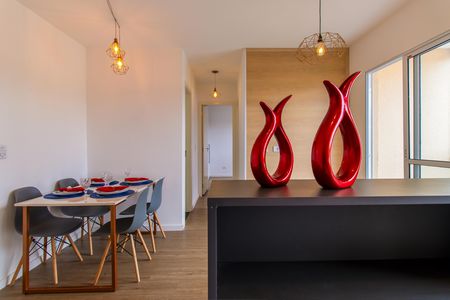 Cozinha de apartamento para alugar com 2 quartos, 43m² em Jardim da Gloria, Cotia