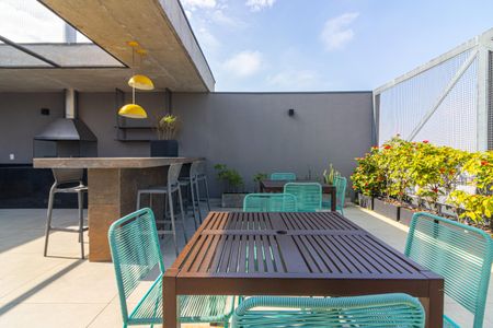 Studio à venda com 24m², 1 quarto e sem vaga Studio à venda com 24m², 1 quarto e sem vagaÁrea comum - Churrasqueira
