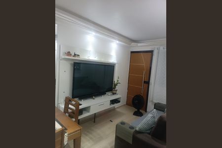 Sala 1 de apartamento à venda com 2 quartos, 50m² em Vila Aquilino, Santo André