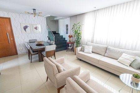 sala de apartamento à venda com 4 quartos, 168m² em Dona Clara, Belo Horizonte