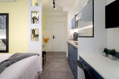 Studio à venda com 24m², 1 quarto e sem vaga Studio à venda com 24m², 1 quarto e sem vagaSala /Quarto