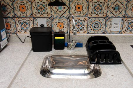 Cozinha de kitnet/studio à venda com 1 quarto, 24m² em Tatuapé, São Paulo