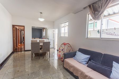Sala de apartamento à venda com 3 quartos, 116m² em Concórdia, Belo Horizonte