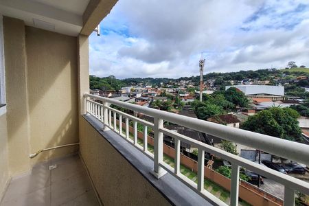 Varanda da Sala de apartamento para alugar com 2 quartos, 47m² em Maria Paula, Niterói
