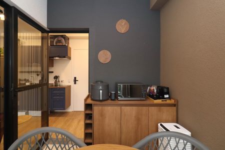 Sala de Jantar de apartamento para alugar com 1 quarto, 35m² em Pinheiros, São Paulo