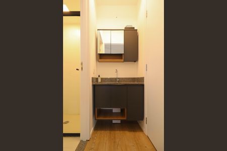 Apartamento para alugar com 35m², 1 quarto e sem vaga Apartamento para alugar com 35m², 1 quarto e sem vagaBanheiro da Suíte