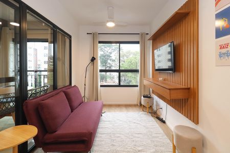 Sala/Cozinha de apartamento para alugar com 1 quarto, 35m² em Pinheiros, São Paulo