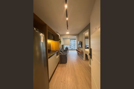 Cozinha de apartamento à venda com 1 quarto, 37m² em Pompeia, São Paulo