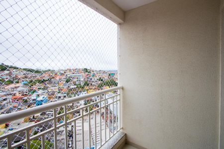 Varanda da sala de apartamento para alugar com 2 quartos, 58m² em Jardim Itapark, Mauá