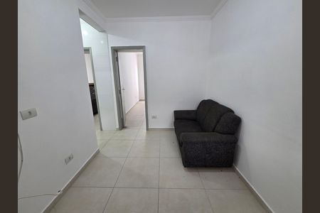 Sala de apartamento para alugar com 2 quartos, 50m² em Guilhermina, Praia Grande