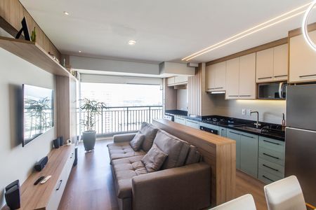 Sala  de apartamento à venda com 2 quartos, 64m² em Centro Comercial Jubran, Barueri