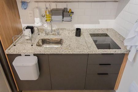 Studio para alugar com 25m², 1 quarto e sem vagaCozinha