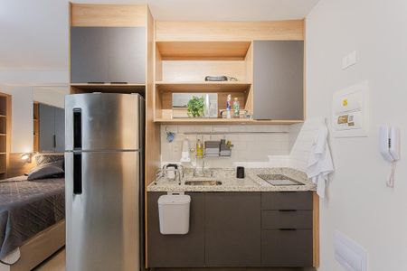Studio para alugar com 25m², 1 quarto e sem vagaCozinha