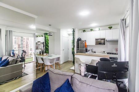Sala  de apartamento à venda com 1 quarto, 49m² em Alphaville Empresarial, Barueri