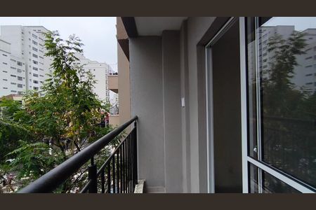 Studio para alugar com 26m², 1 quarto e sem vaga Studio para alugar com 26m², 1 quarto e sem vagaVaranda