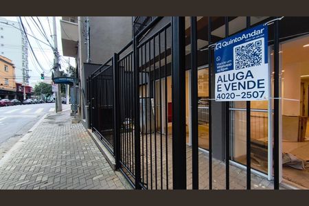 Studio para alugar com 26m², 1 quarto e sem vagaFachada + Plaquinha