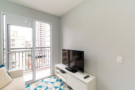 Sala de apartamento à venda com 1 quarto, 28m² em Vila Tolstoi, São Paulo