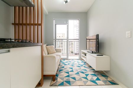 Sala de apartamento à venda com 1 quarto, 28m² em Vila Tolstoi, São Paulo