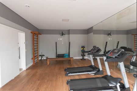 Apartamento para alugar com 33m², 1 quarto e 1 vaga Apartamento para alugar com 33m², 1 quarto e 1 vagaÁrea comum - Academia