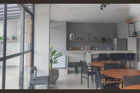 Apartamento para alugar com 33m², 1 quarto e 1 vaga Apartamento para alugar com 33m², 1 quarto e 1 vagaÁrea comum - Salão de festas