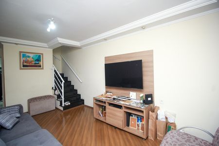 Sala de casa à venda com 3 quartos, 120m² em Vila Bela Vista, Santo André