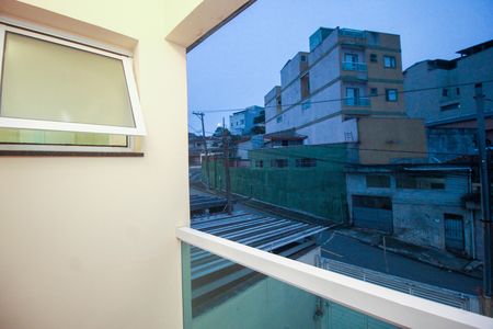 Varanda da Suíte de casa à venda com 3 quartos, 120m² em Vila Bela Vista, Santo André