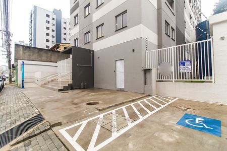 Studio para alugar com 20m², 1 quarto e sem vaga Studio para alugar com 20m², 1 quarto e sem vagaFachada + Placa