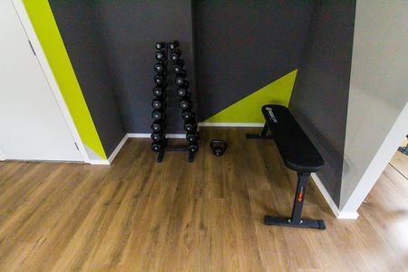 Studio para alugar com 20m², 1 quarto e sem vaga Studio para alugar com 20m², 1 quarto e sem vagaÁrea comum - Academia