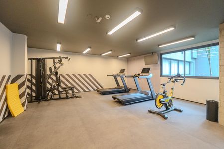 Apartamento para alugar com 27m², 1 quarto e sem vaga Apartamento para alugar com 27m², 1 quarto e sem vagaÁrea comum - Academia