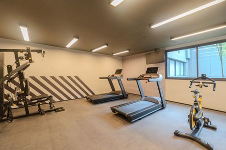 Apartamento para alugar com 27m², 1 quarto e sem vaga Apartamento para alugar com 27m², 1 quarto e sem vagaÁrea comum - Academia