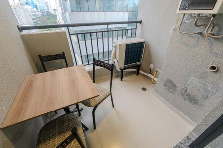 Sacada de apartamento para alugar com 1 quarto, 27m² em Bela Vista, São Paulo