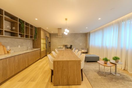 Apartamento para alugar com 27m², 1 quarto e sem vaga Apartamento para alugar com 27m², 1 quarto e sem vagaÁrea comum - Salão de festas