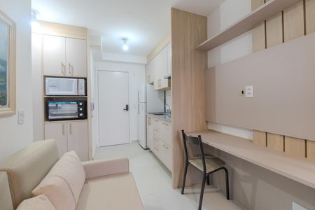 Sala de apartamento para alugar com 1 quarto, 27m² em Bela Vista, São Paulo